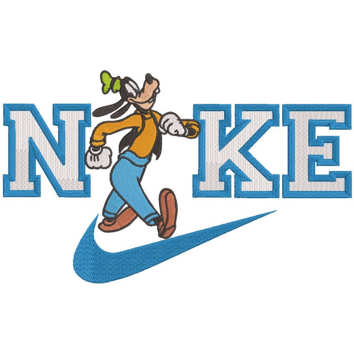 Nike Goofy embroidery design - Embroidery Design