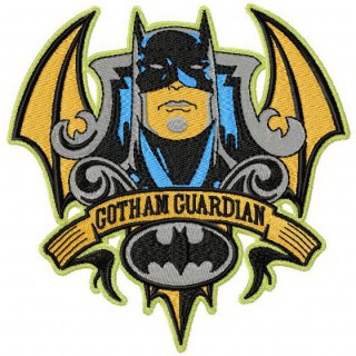 Batman Gotham Guardian embroidery design - Embroidery Design
