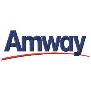 Amway logo embroidery design - Embroidery Design
