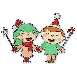 We wish you a Merry Christmas embroidery design - Embroidery Design