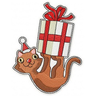 Your Christmas present embroidery design - Embroidery Design