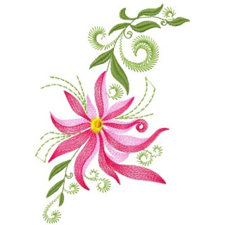 Flower 43 embroidery design - Embroidery Design