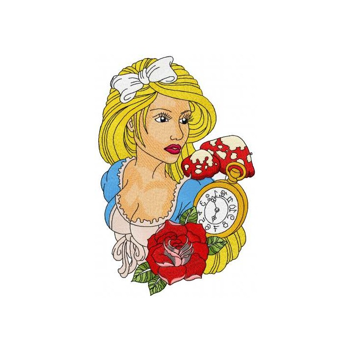 Alice in Wonderland 10  embroidery design - Embroidery Design
