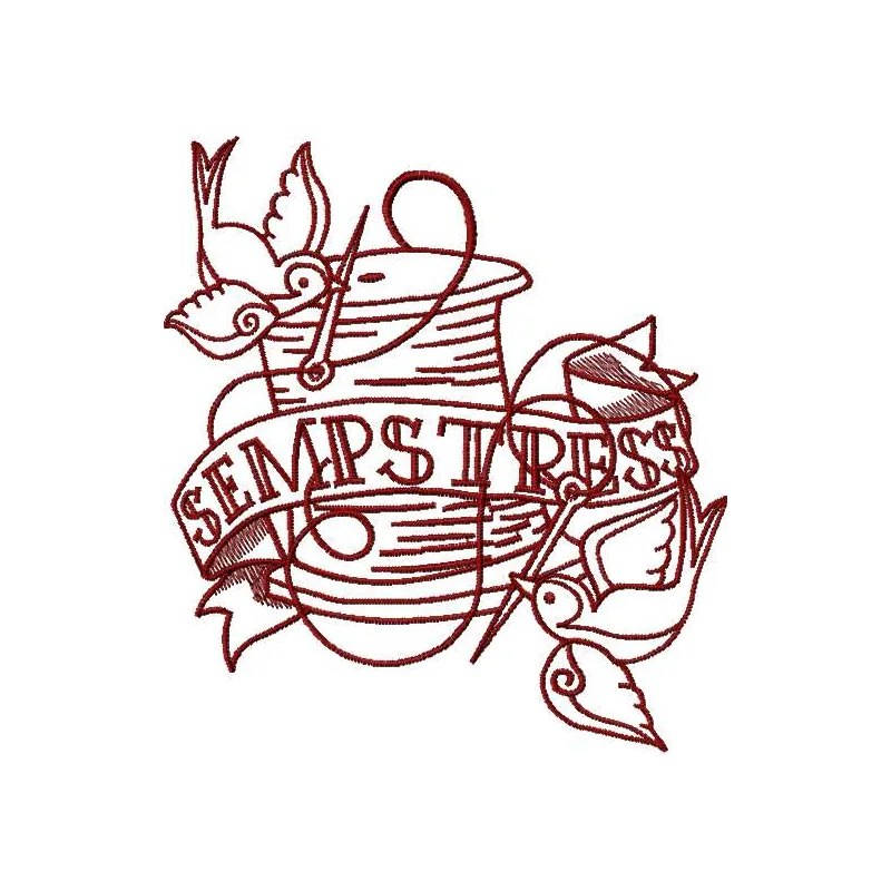 Sempstress 2 embroidery design featuring intricate stitching patterns ideal for crafting on various fabrics.