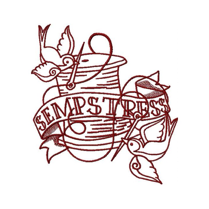 Sempstress 2 embroidery design - Embroidery Design