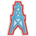 Houston Oilers Football Logo embroidery design preview showcasing vibrant colors and detailed stitching.
