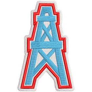 Houston Oilers Football Logo embroidery design - Embroidery Design