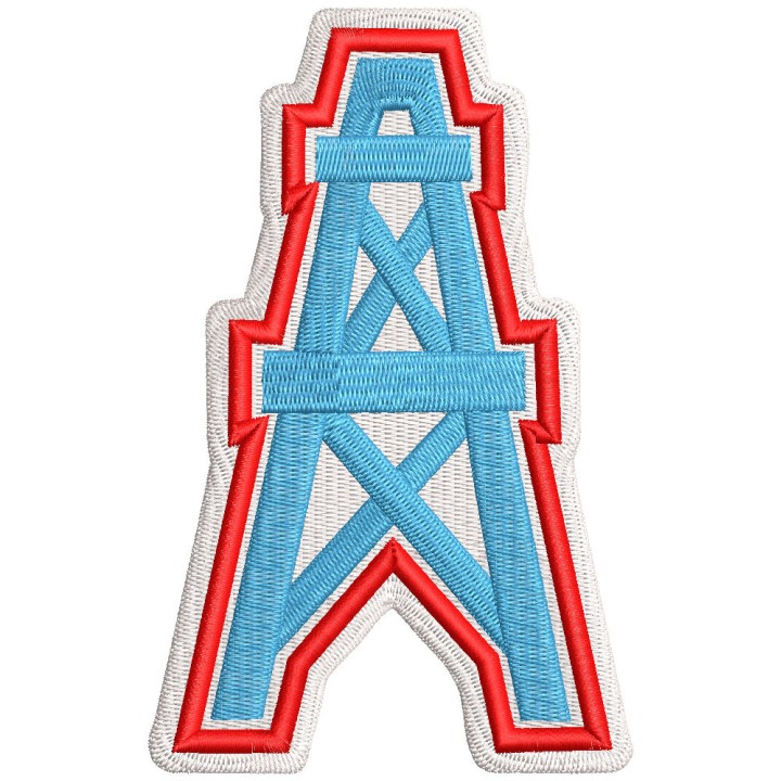 Houston Oilers Football Logo embroidery design - Embroidery Design