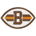 Cleveland Browns alternate logo embroidery design 2