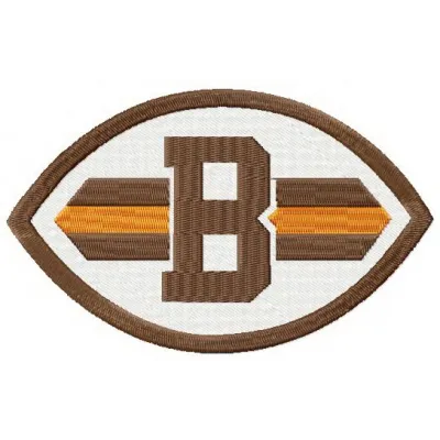 Cleveland Browns alternate logo embroidery design 2