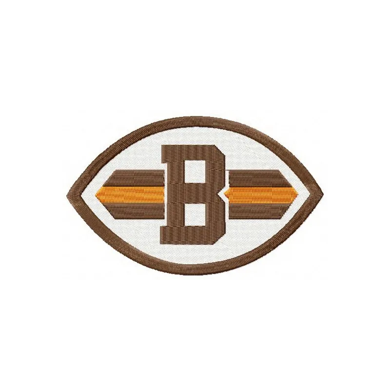 Cleveland Browns alternate logo embroidery design 2