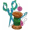 Preview of Needlework Set 2 embroidery design featuring intricate stitching patterns for various crafts.
