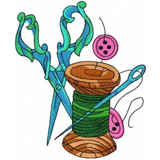 Needlework set 2 embroidery design - Embroidery Design