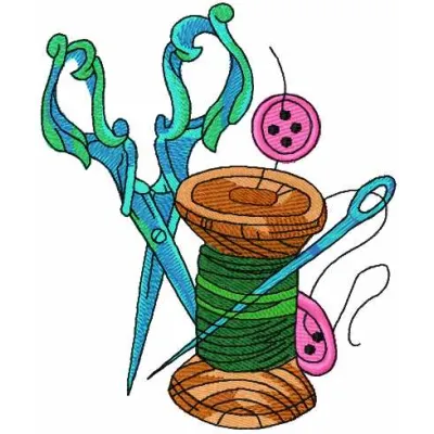 Preview of Needlework Set 2 embroidery design featuring intricate stitching patterns for various crafts.
