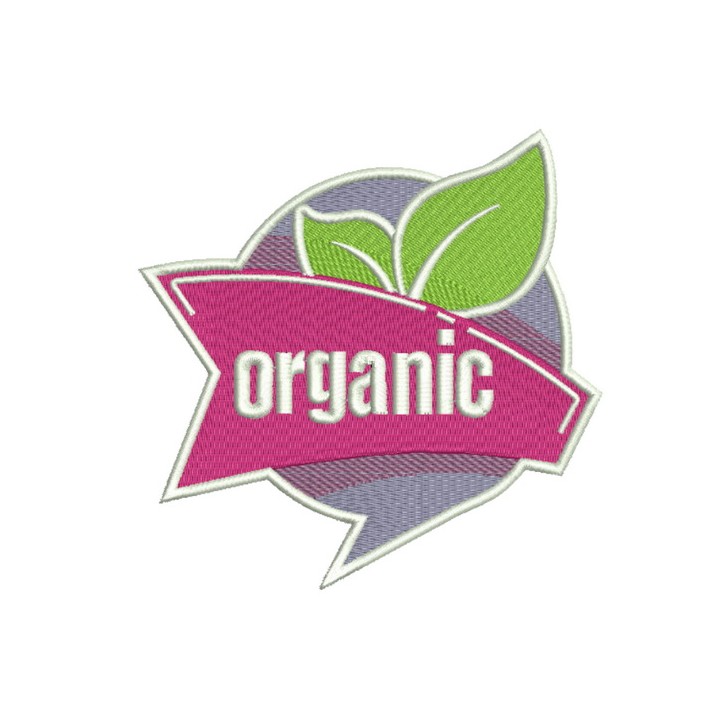 Organic 4 embroidery design - Embroidery Design