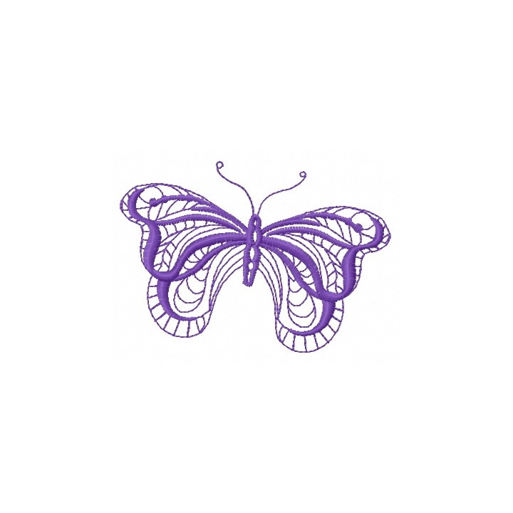 Butterfly 25 embroidery design - Embroidery Design