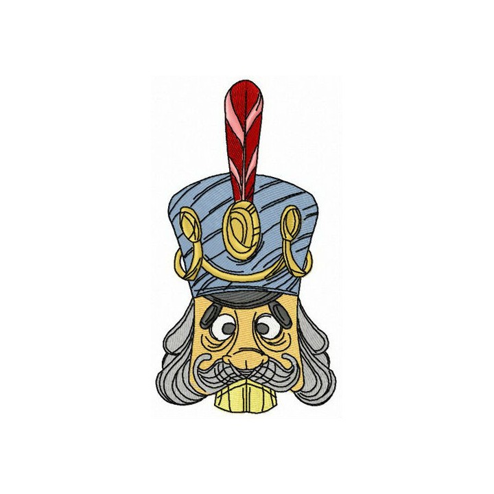 French soldier toy embroidery design - Embroidery Design