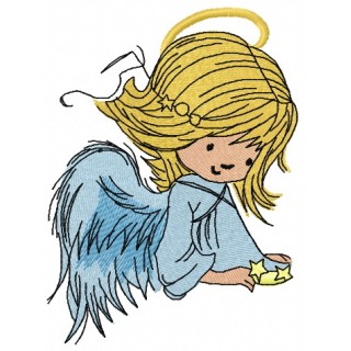 Stars for angels 9 embroidery design - Embroidery Design