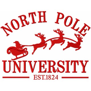 North Pole embroidery design - Embroidery Design