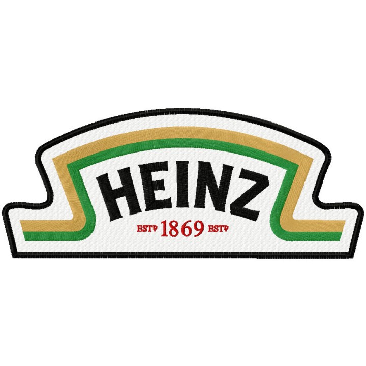 Heinz big logo embroidery design - Embroidery Design