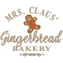 Gingerbread Bakery embroidery design showcasing festive gingerbread motifs for creative stitching projects.