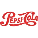 Embroidery design preview of the vintage Pepsi cola logo with vibrant colors and clean edges.
