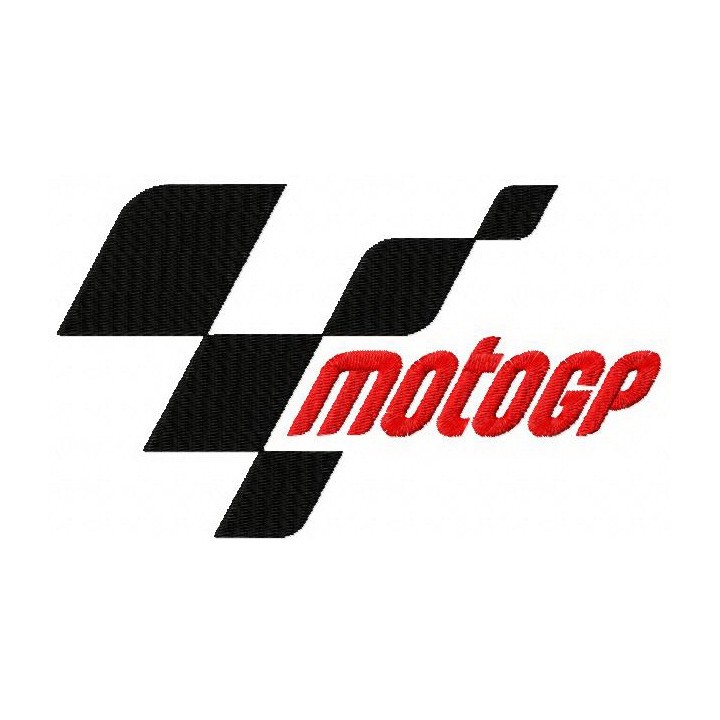MotoGP logo embroidery design - Embroidery Design
