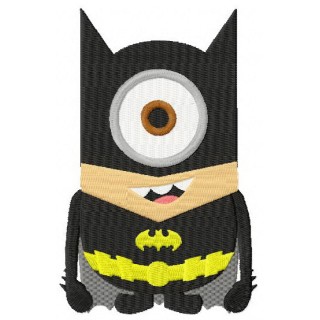 Minion batman costume embroidery design - Embroidery Design