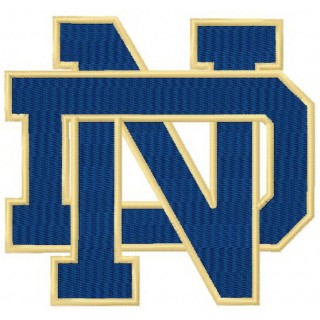 Notre Dame Fighting Irish primary logo embroidery design - Embroidery Design