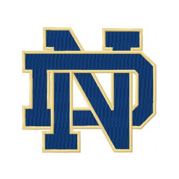 Notre Dame Fighting Irish primary logo embroidery design - Embroidery Design