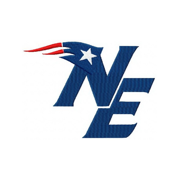 New England Patriots logo 4 embroidery design - Embroidery Design