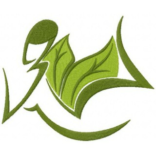 Relaxed mood embroidery design - Embroidery Design