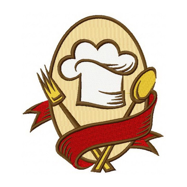 Cookery symbol embroidery design - Embroidery Design