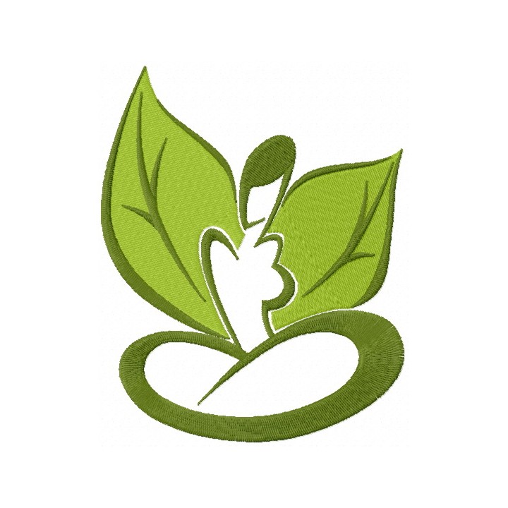 Foliar ring embroidery design - Embroidery Design