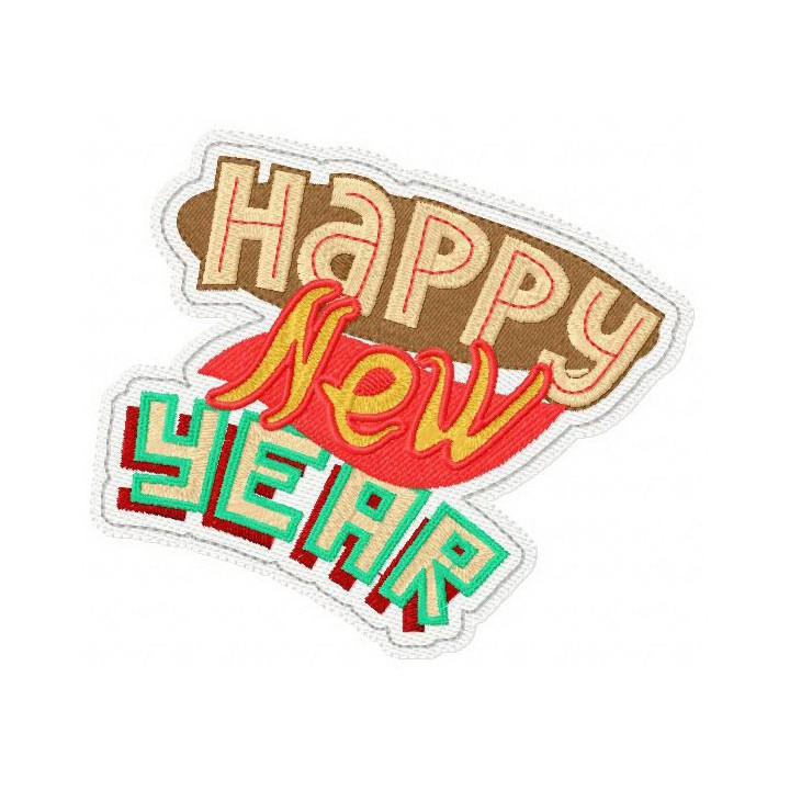 Christmas patch embroidery design - Embroidery Design