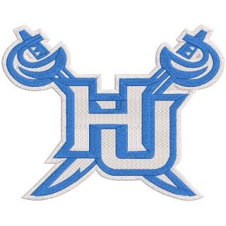 Hampton Pirates Primary logo embroidery design - Embroidery Design