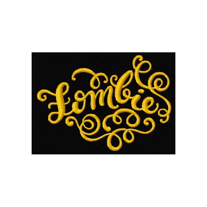 Zombie 2 embroidery design - Embroidery Design