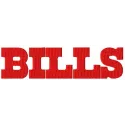 Buffalo Bills wordmark logo embroidery design featuring bold letters for stitching on apparel and accessories.