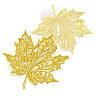 Maple leaves 6 embroidery design - Embroidery Design
