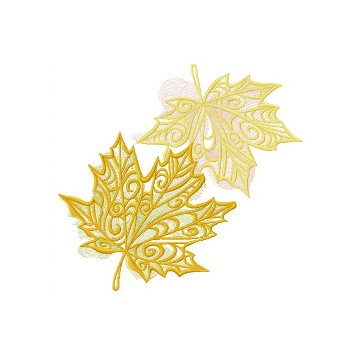 Maple leaves 6 embroidery design - Embroidery Design