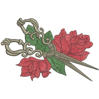Vintage scissors 2 embroidery design - Embroidery Design