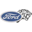 Embroidery design preview of the Ford predator art logo, showcasing intricate stitching details.