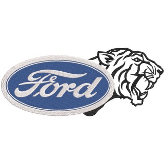 Ford predator art logo embroidery design - Embroidery Design