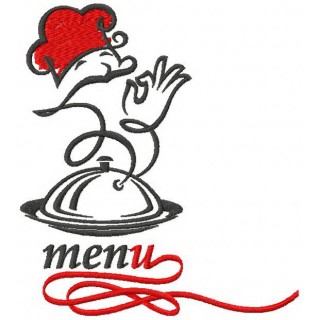 Menu 2 embroidery design - Embroidery Design
