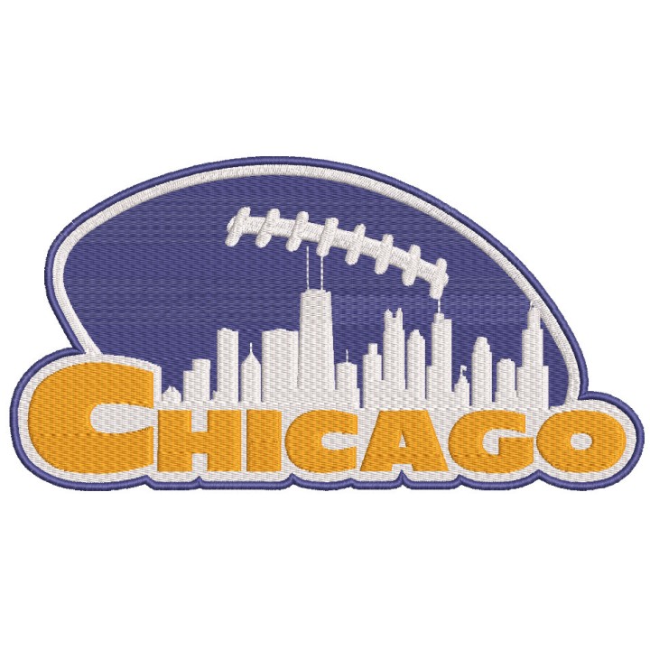 Chicago Football Team embroidery design - Embroidery Design