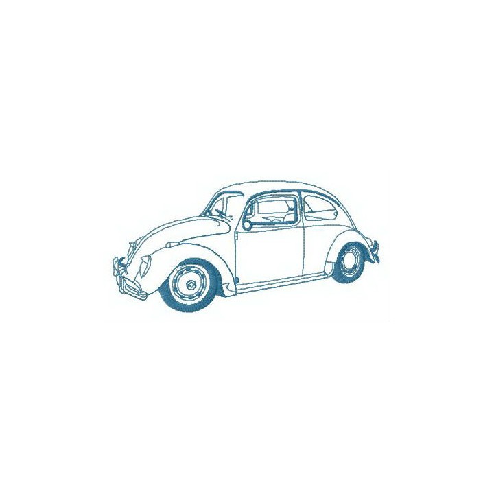 My Volkswagen beetle embroidery design - Embroidery Design