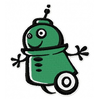 Robot 10 embroidery design - Embroidery Design