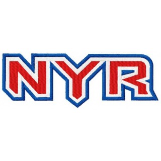 New York Rangers wordmark logo embroidery design - Embroidery Design