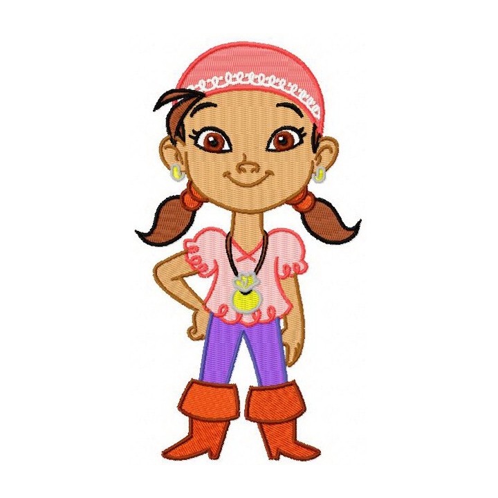 Izzy embroidery design - Embroidery Design