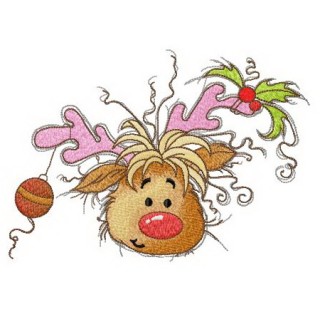 Let's decorate horns for Christmas embroidery design - Embroidery Design